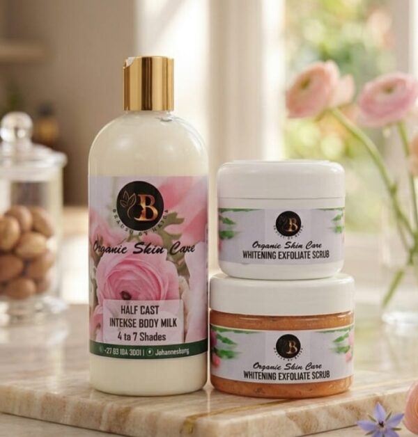 WhatsApp Image 2026-05-17 at 09.04.13 Half Cast Body Milk + 2 Whitening Exfoliate Scrubs
