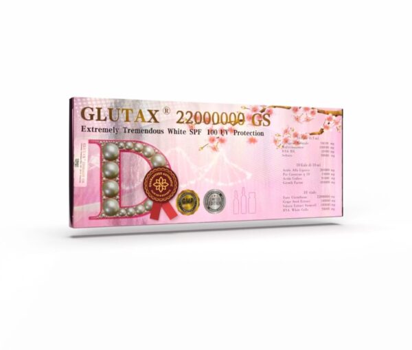 Glutax 22000000GS Extremely Tremendous White SPF 100 UV protection