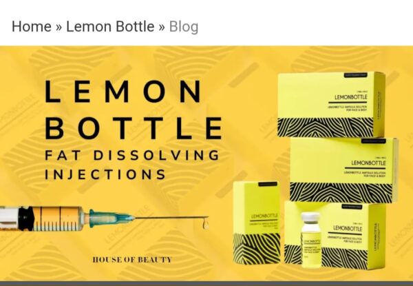 Lemonbottle Slimming Injection2 Lemonbottle Slimming Injection