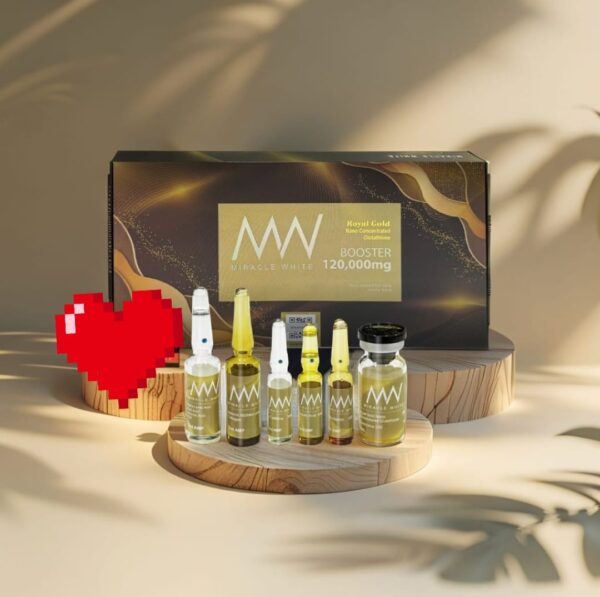 Miracle White 80000mg Glutathione Skin Whitening Injection